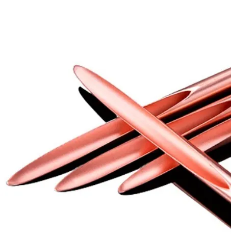 Indvendigt rillet kobberrør